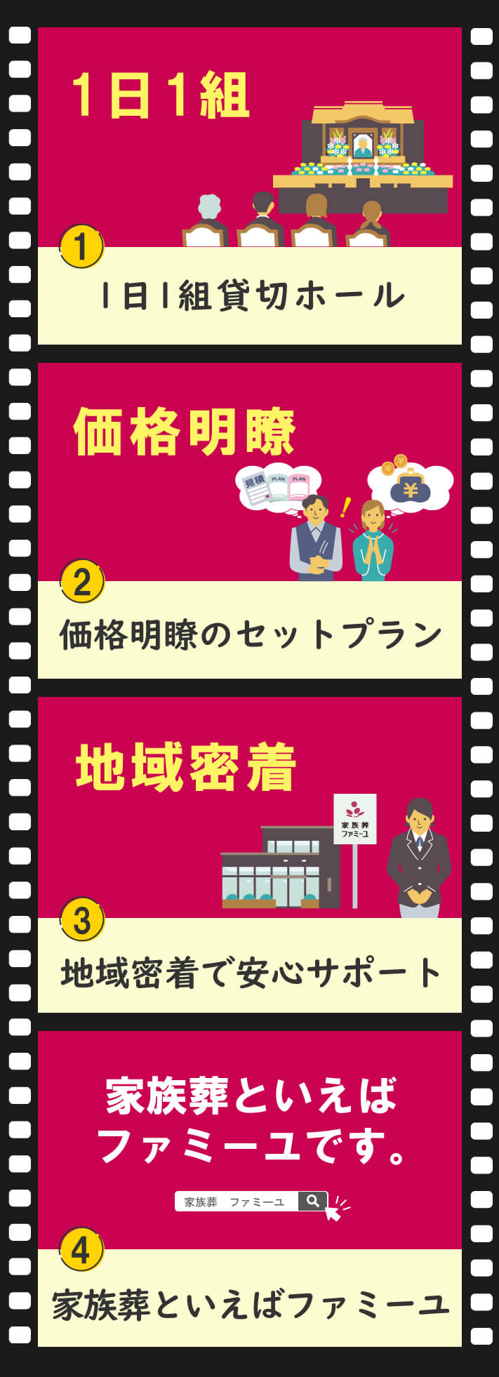 【1日1組ホール】【価格明瞭のセットプラン】【地域密着で安心サポート】【家族葬といえばファミーユ】